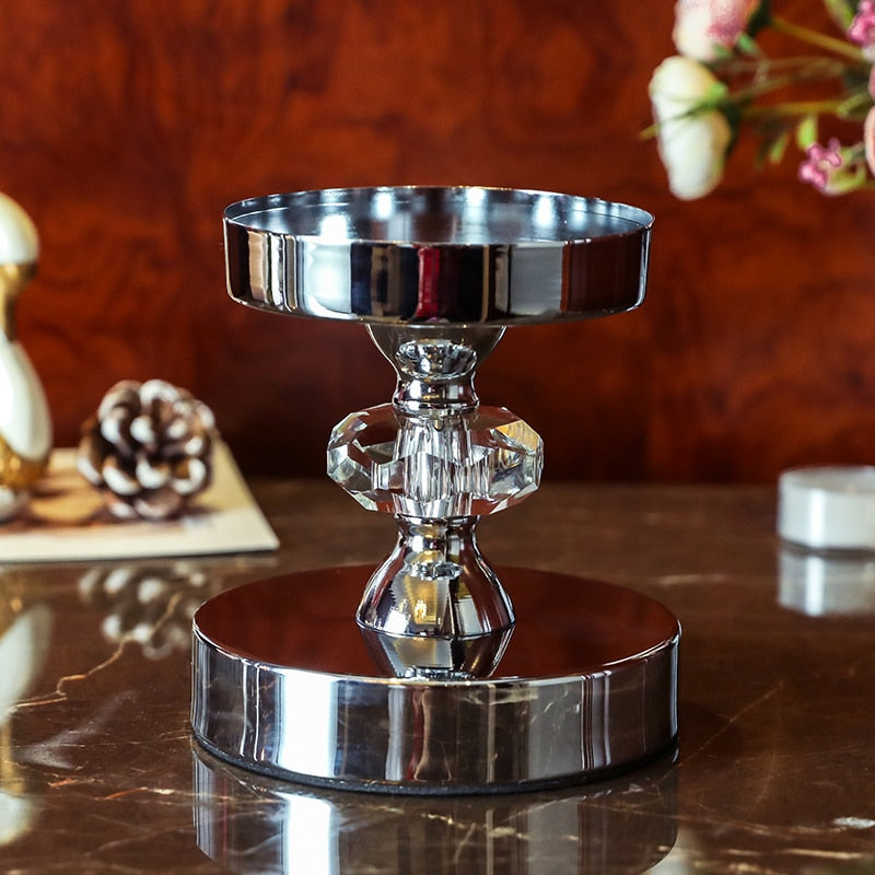 Pillar Crystal Candle Holders