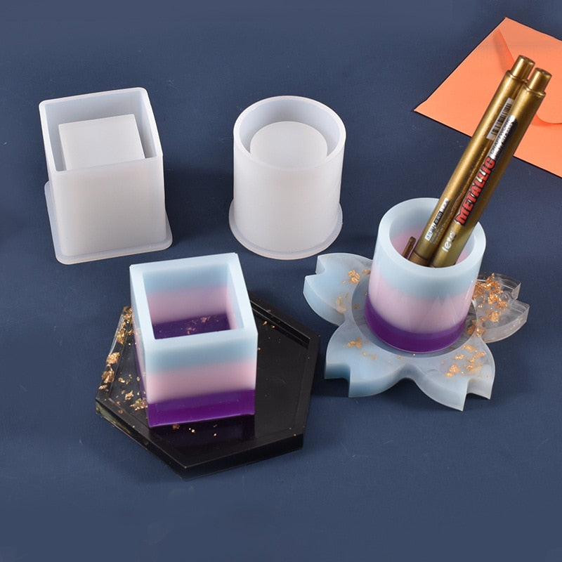 Silicone Flowerpot Geometrical