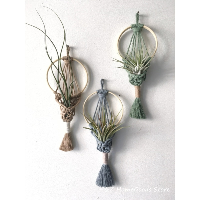 Boho Wall Hanging Plant Holder