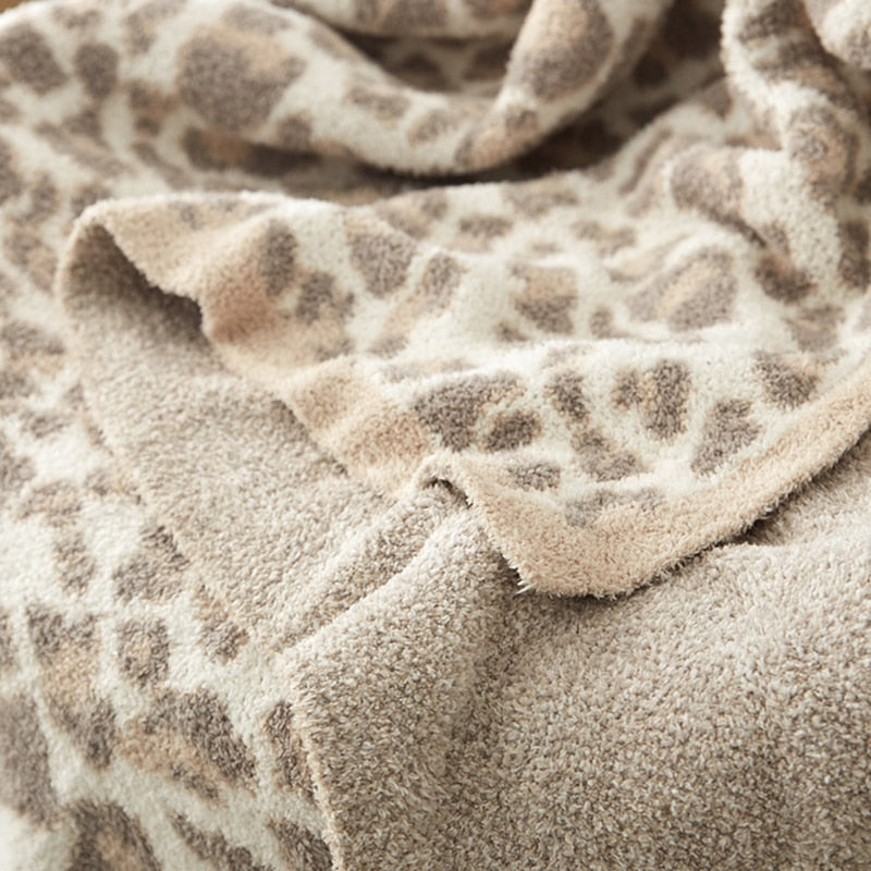 The Luxe Redux Leopard Throw Blanket