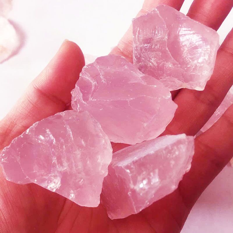 Preppy Natural Rose Quartz Crystal