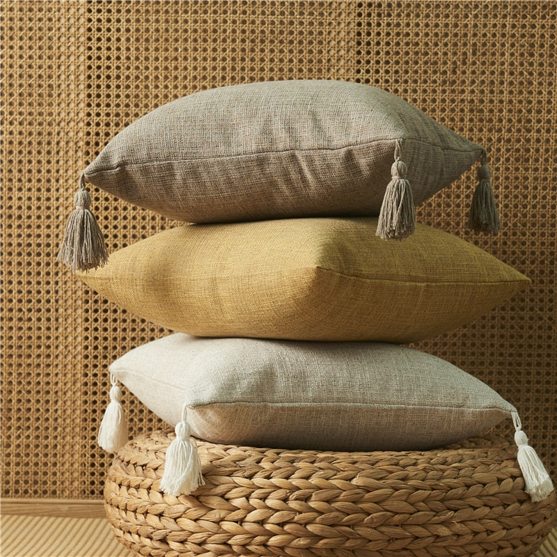 Linen Pilllow Case Dark Academia