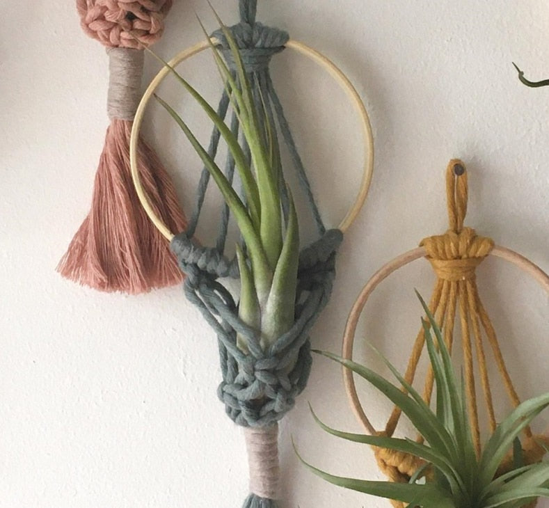 Boho Wall Hanging Plant Holder