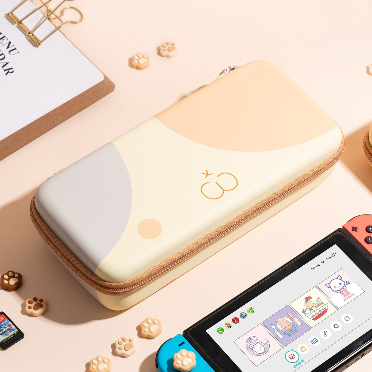 Nintendo Switch Cat Hard Case Bag