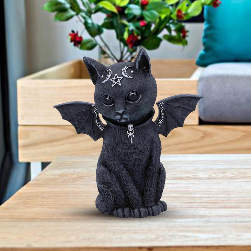 Goth Kitten Statue