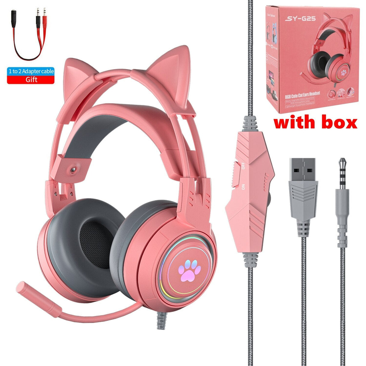 Cat Ear Gamer Headphone