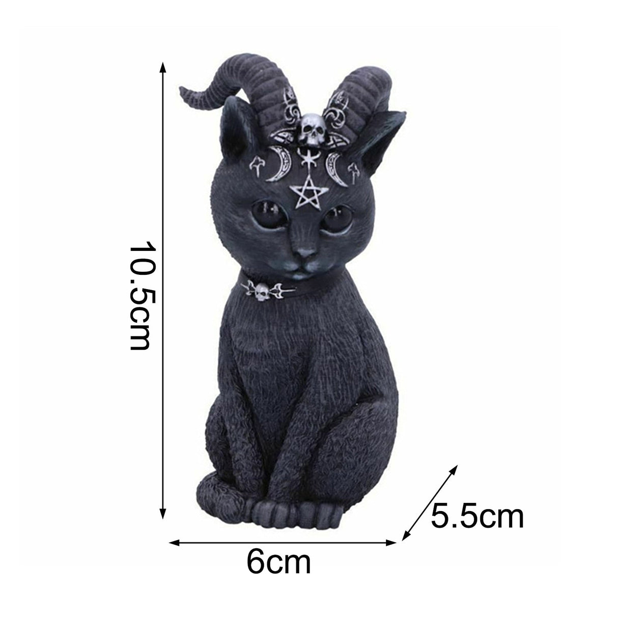 Goth Kitten Statue