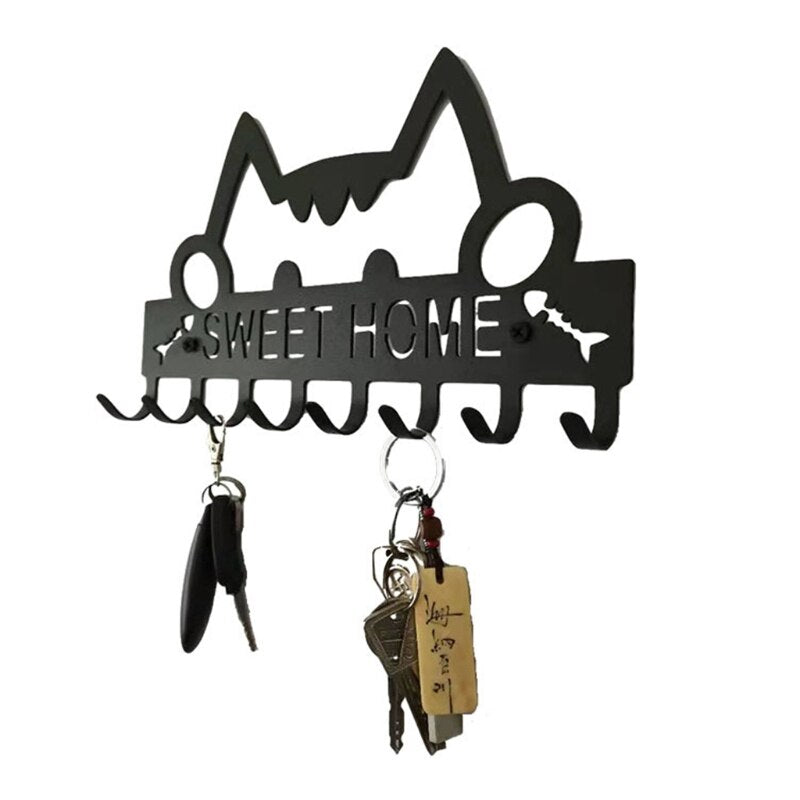Cat Sweet Home Wall Hook