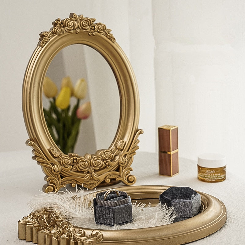 Small Round Mirror Dark Academia