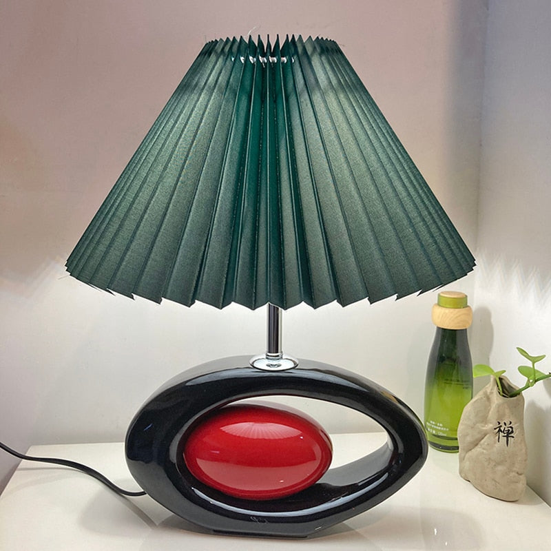 Y2K Modern Ceramic Skirt Table Lamp
