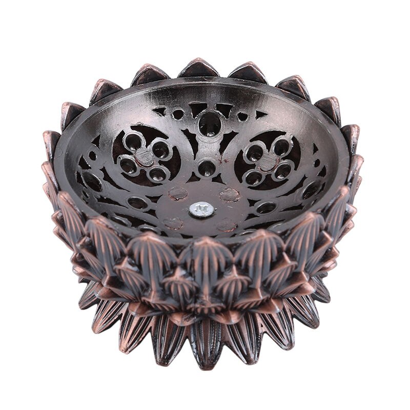 Metal Lotus Incense Burners