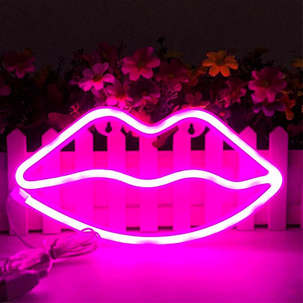 Egirl Neon Sign Lips