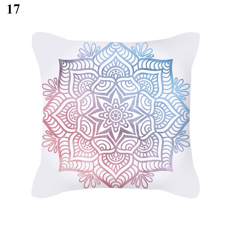 Mandala Bohemian Flower Pillow Case