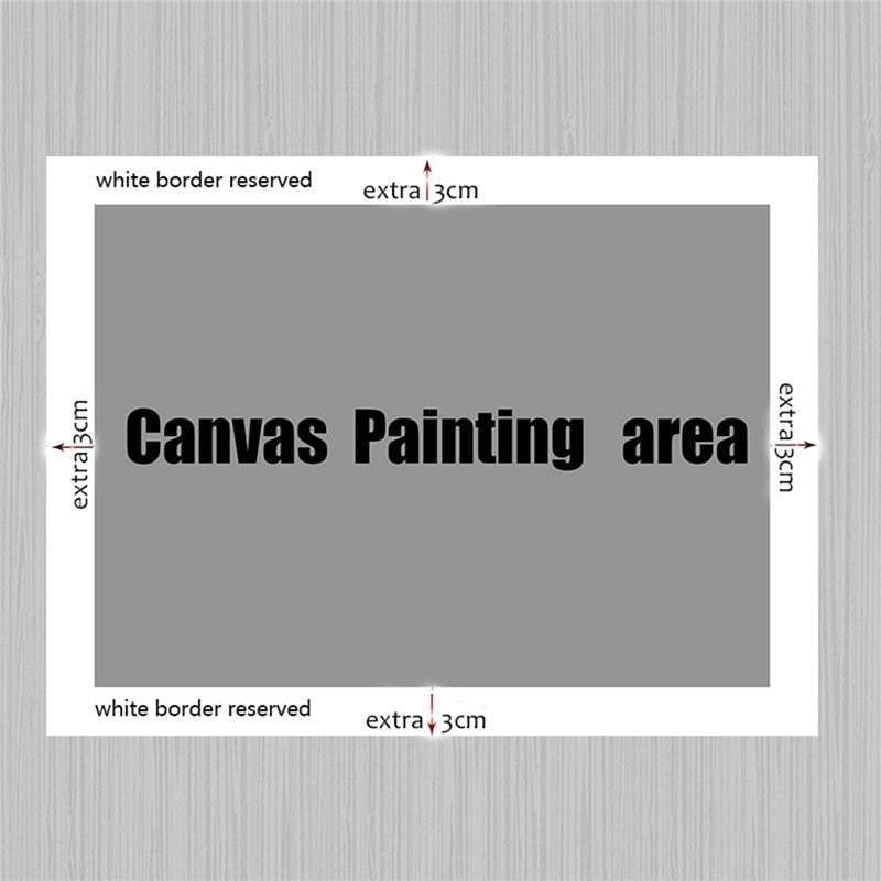 World Map Canvas Dark Academia