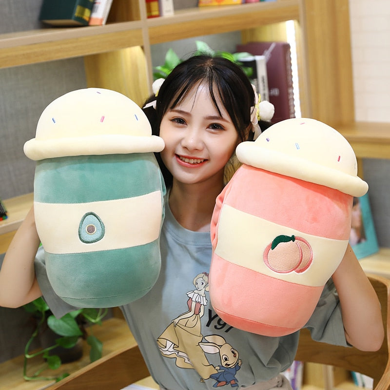 Kawaii Bubble Tea Pillow