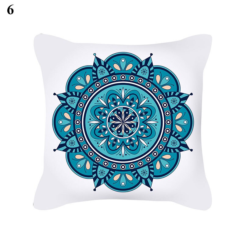 Mandala Bohemian Flower Pillow Case
