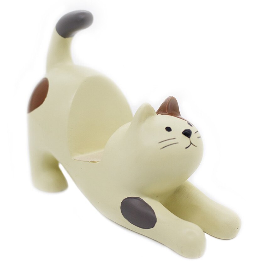 Stretching Cat Smartphone Stand