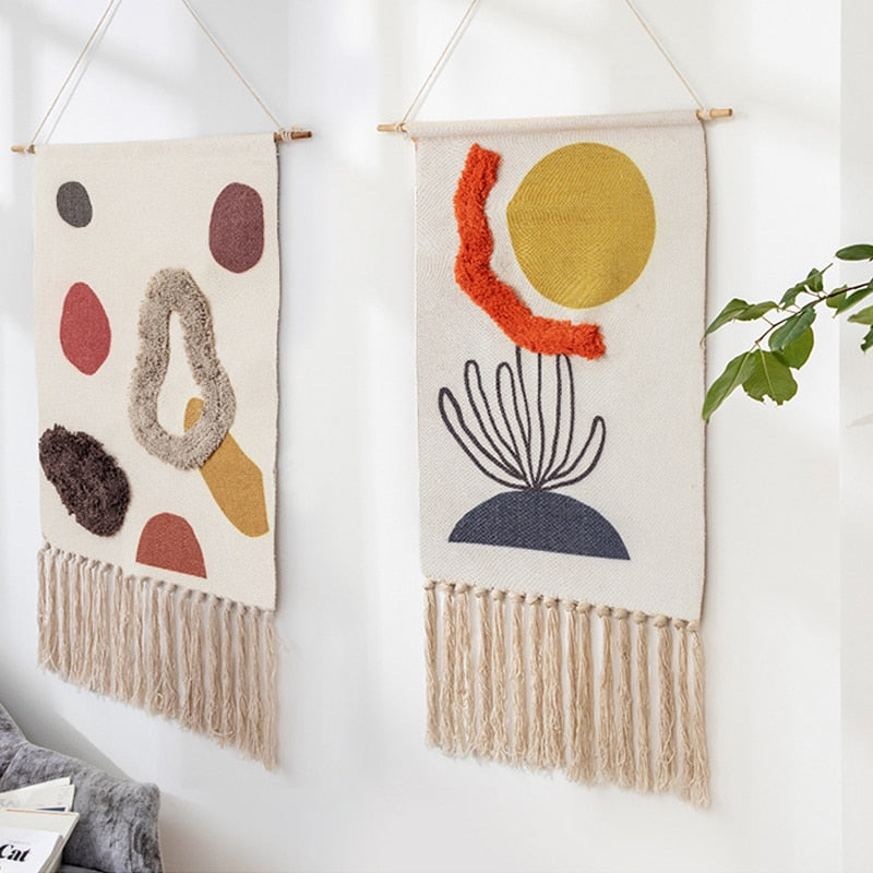 Boho Knitted Tapestry
