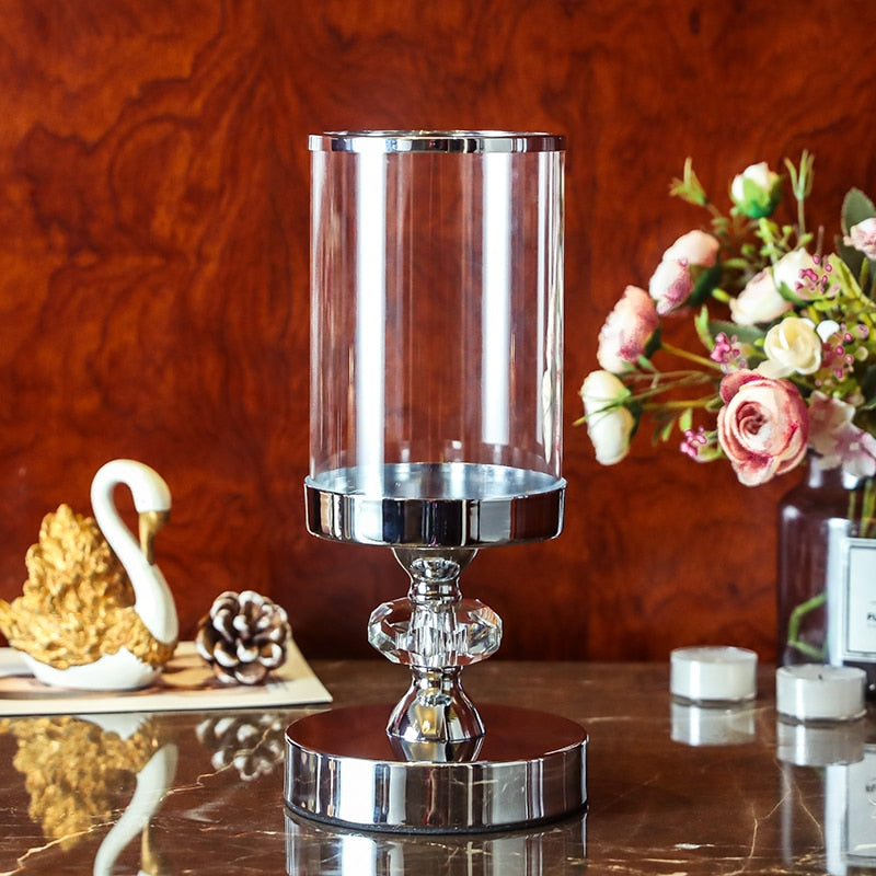 Pillar Crystal Candle Holders