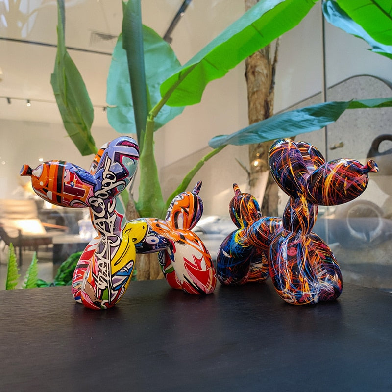 Y2K NPainting Koons Statue