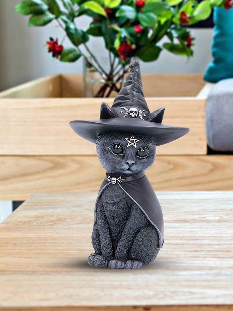 Goth Kitten Statue