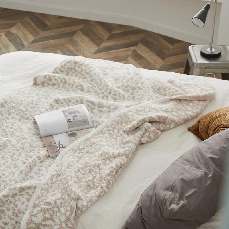 The Luxe Leopard Throw Blanket