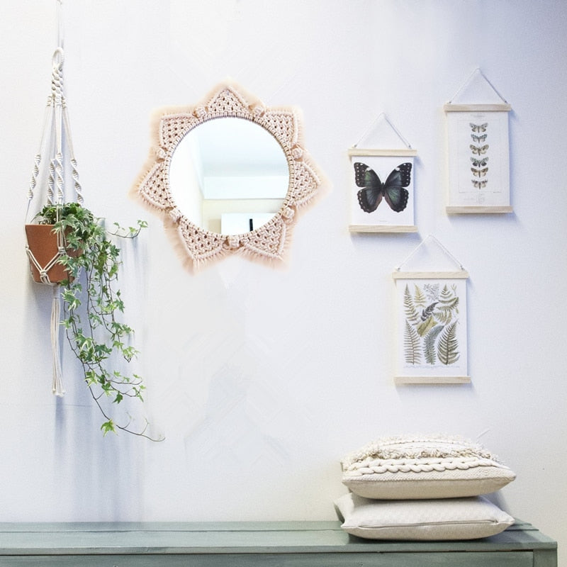 Macrame Wall Mirrors