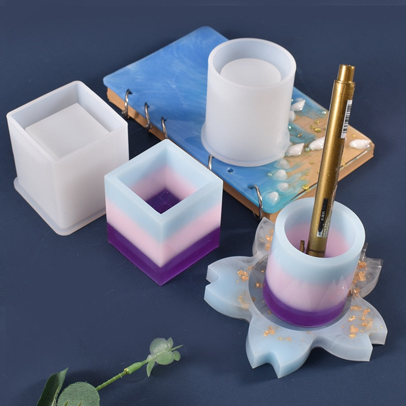 Silicone Flowerpot Geometrical