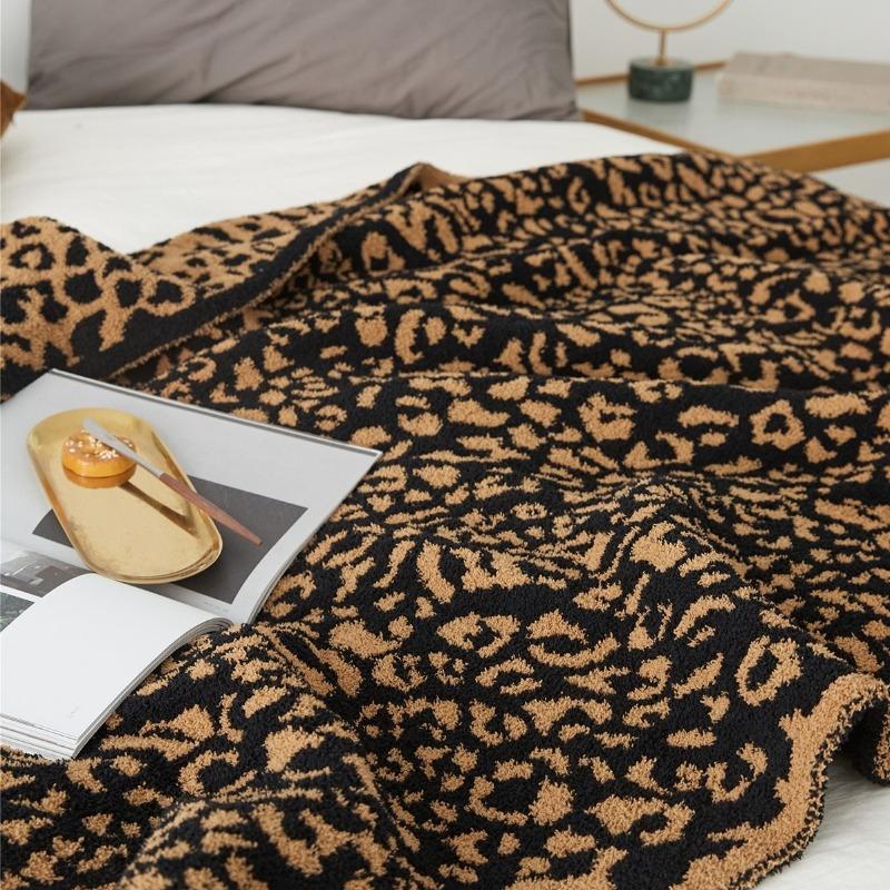 The Luxe Leopard Throw Blanket