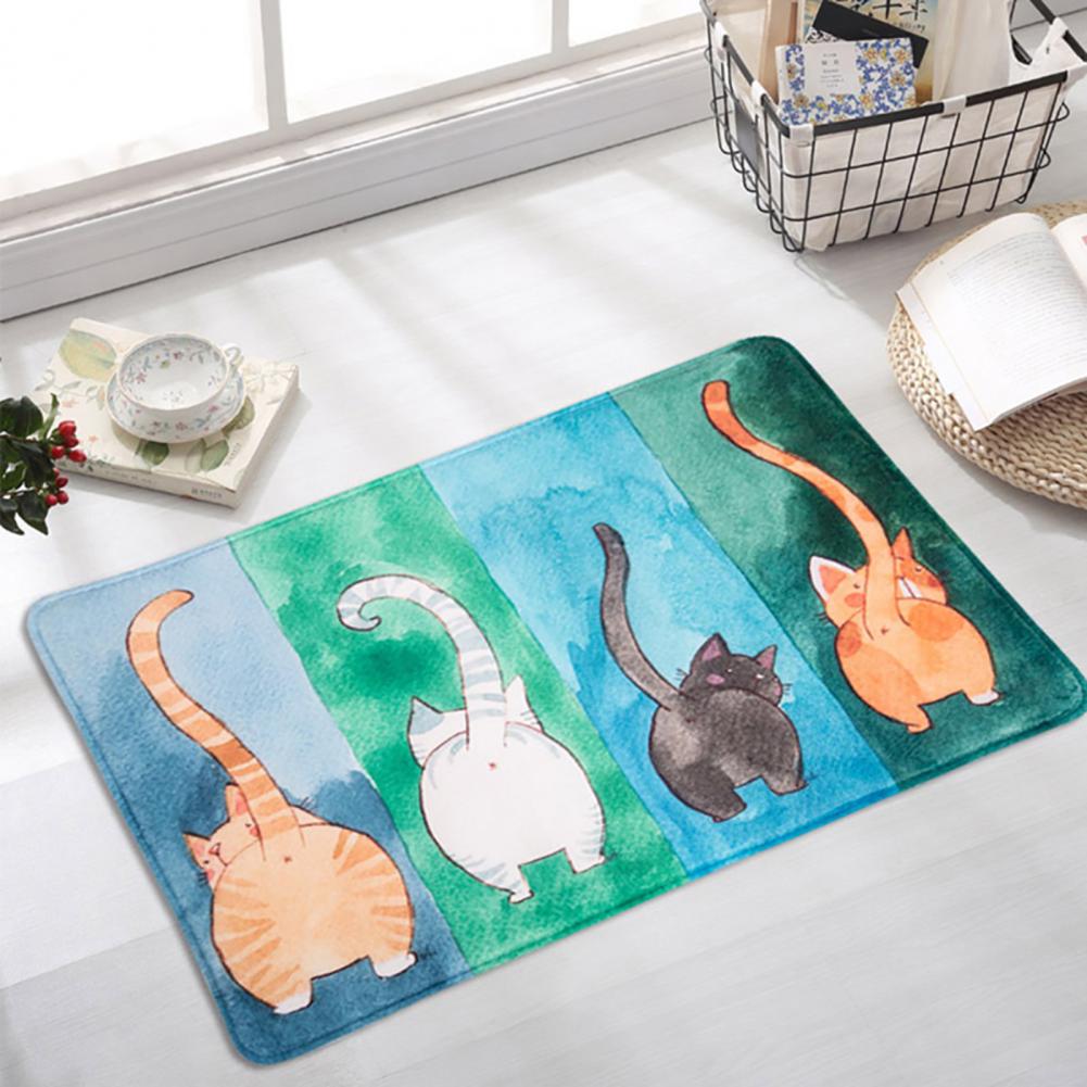 Cute Cats Pattern Floor Mat