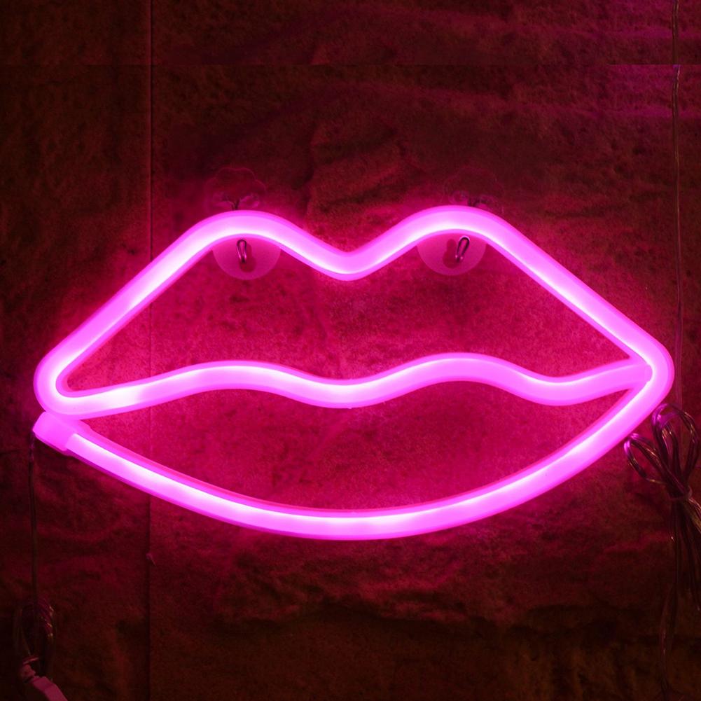 Egirl Neon Sign Lips