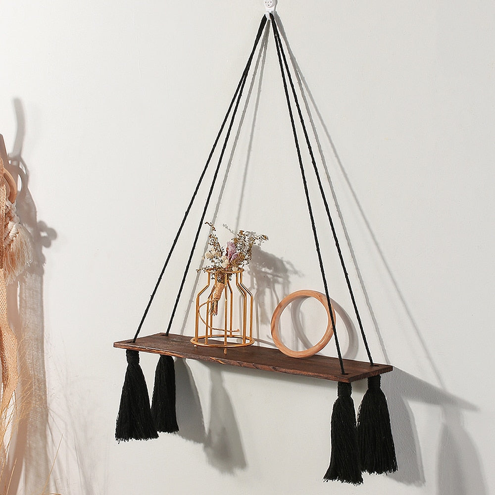 Bohemian Wall Hanging Shelf