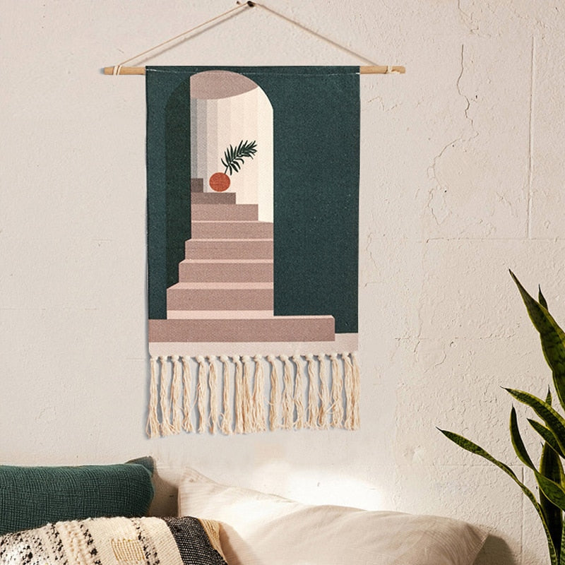 Boho Knitted Tapestry