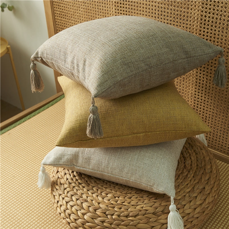 Linen Pilllow Case Dark Academia