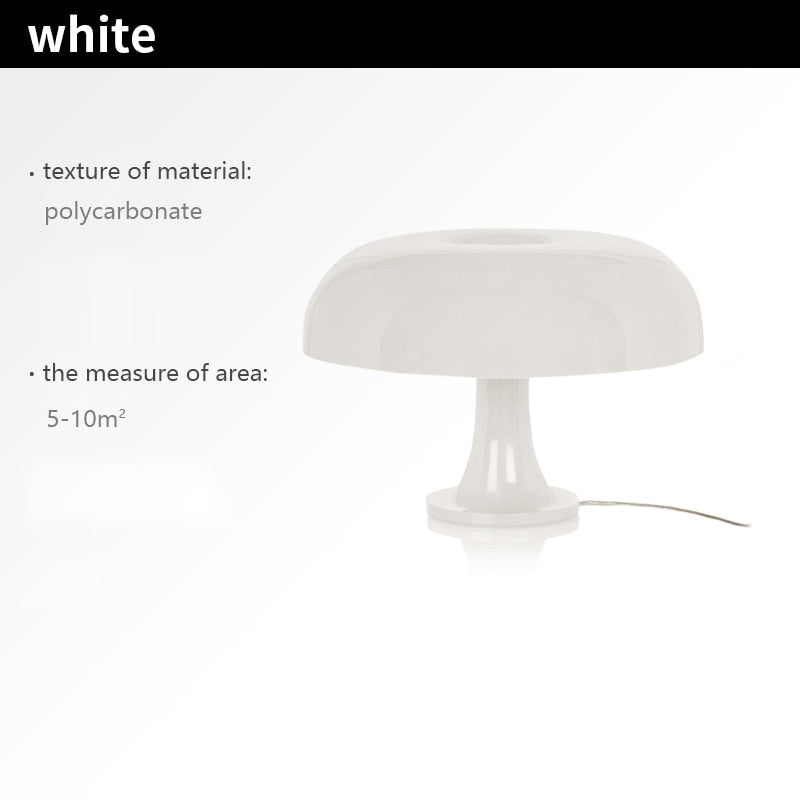 Y2K Designer Led Mushroom Table Lamp