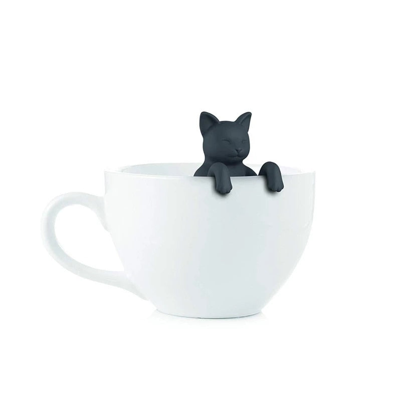 Cat Silicone Tea Strainer