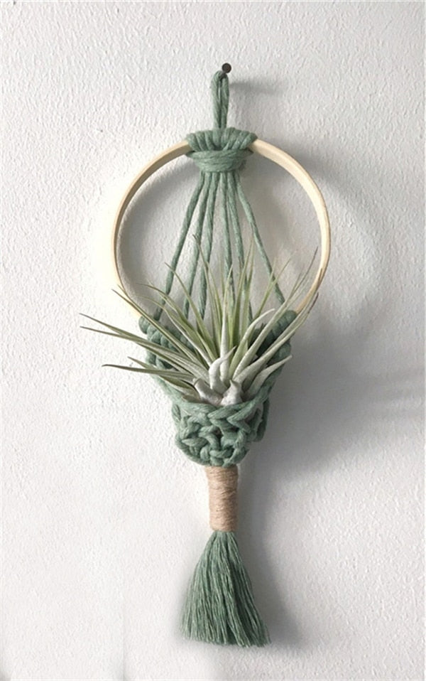 Boho Wall Hanging Plant Holder
