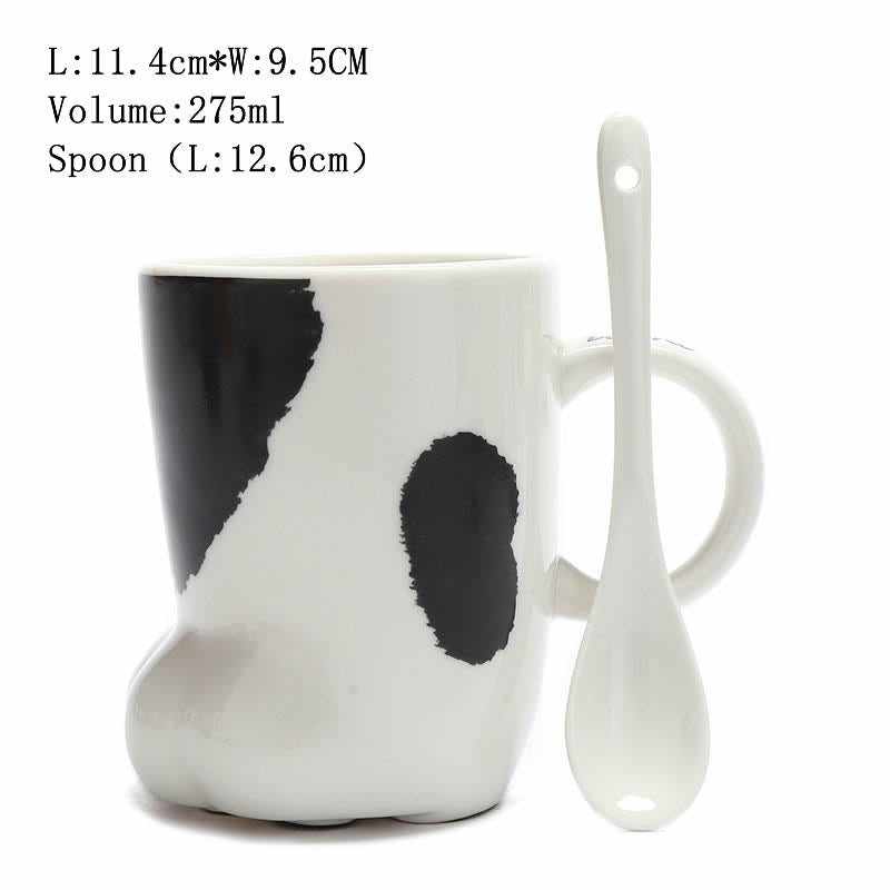 Ceramic Cat Paw Coffee Mug