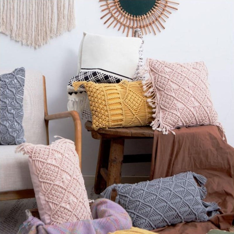 The Macramé Pillow Cover Collection