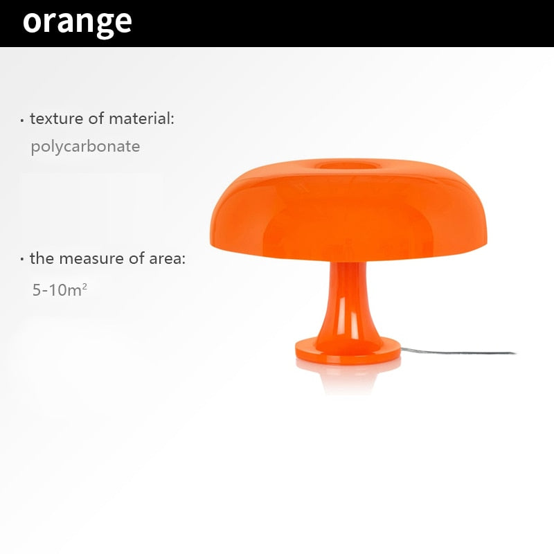 Y2K Designer Led Mushroom Table Lamp
