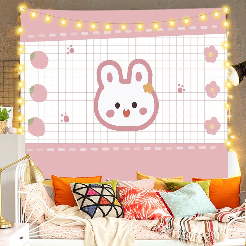 Cute Kawaii Bear Tapestry