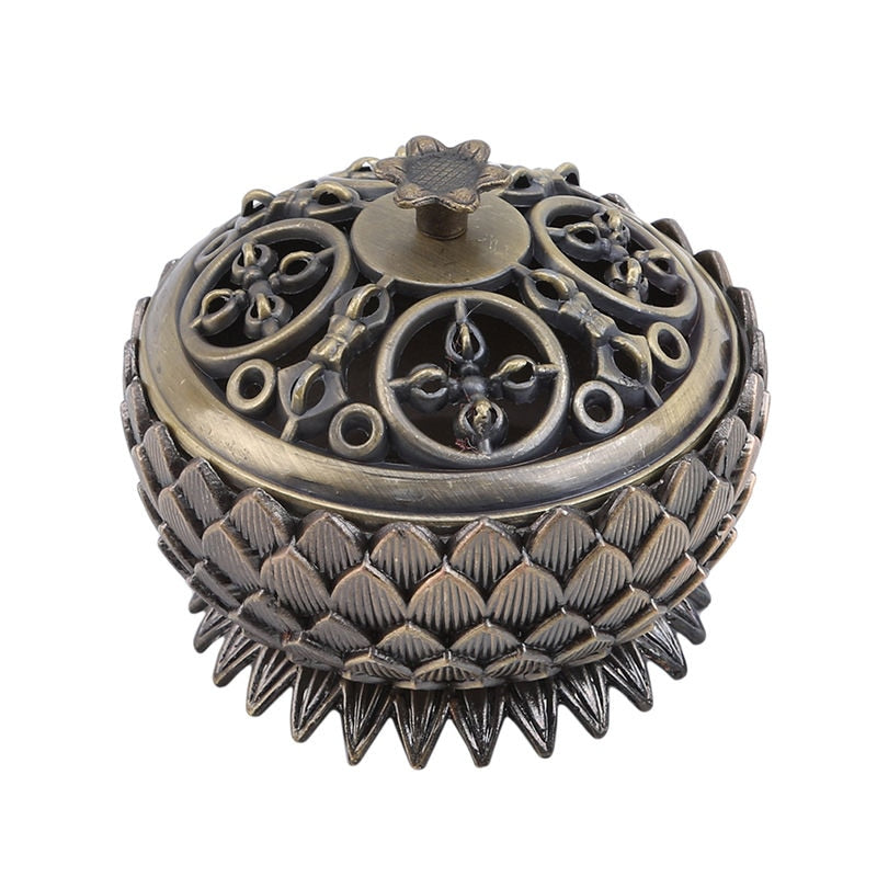 Metal Lotus Incense Burners