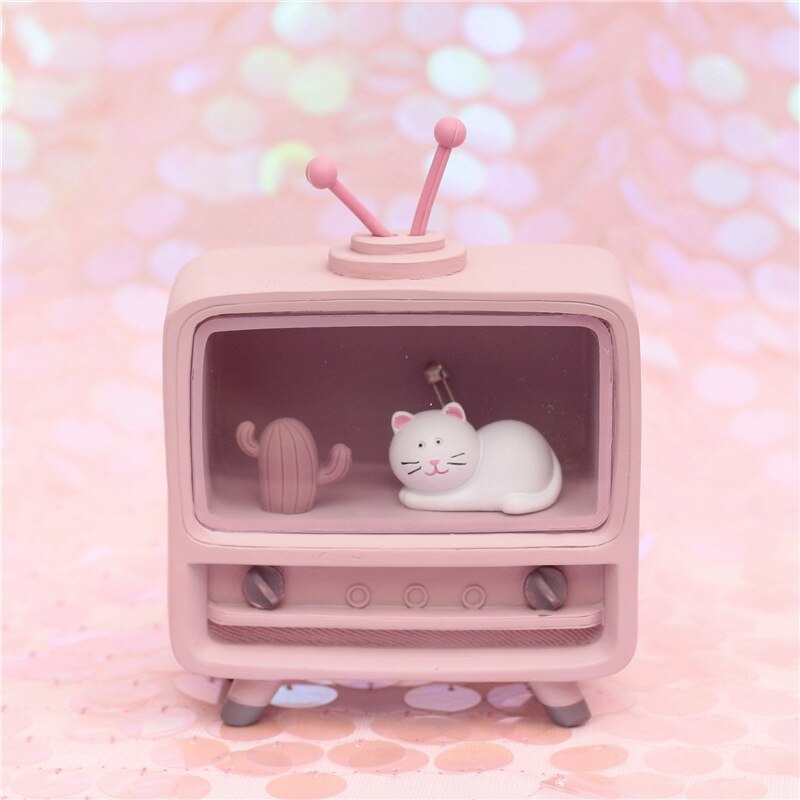 Cat TV Decoration