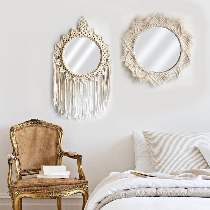 Macrame Wall Mirrors