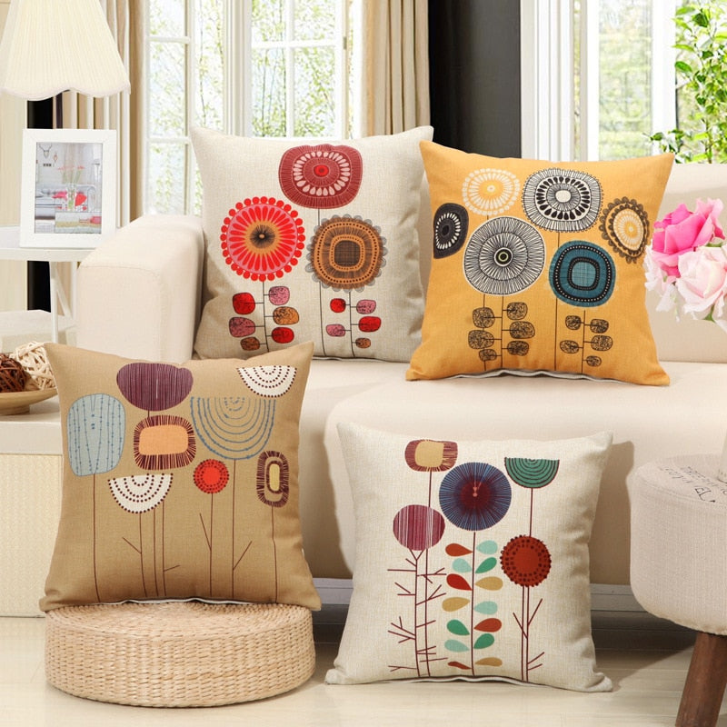Fashion Flower Pillowcases