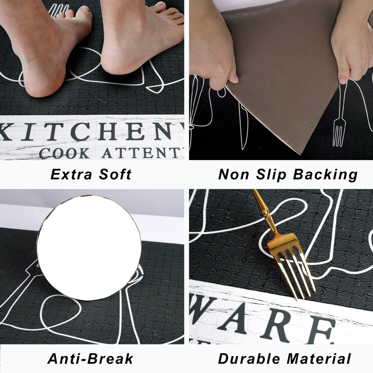 Waterproof PVC Kitchen Mat