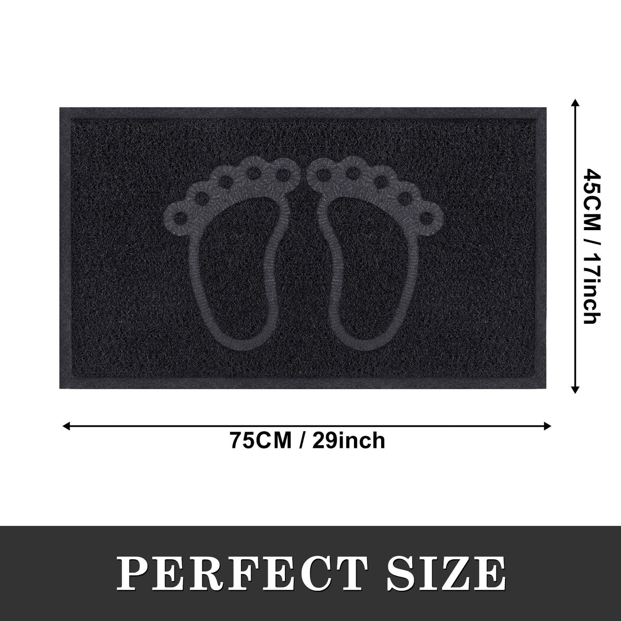 Low-Profile Entryway Welcome Mat