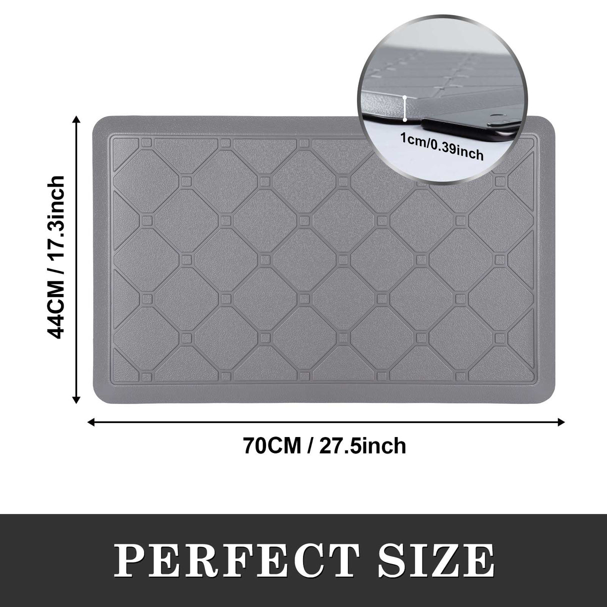 Cushioned Anti-Fatigue Kitchen Mat