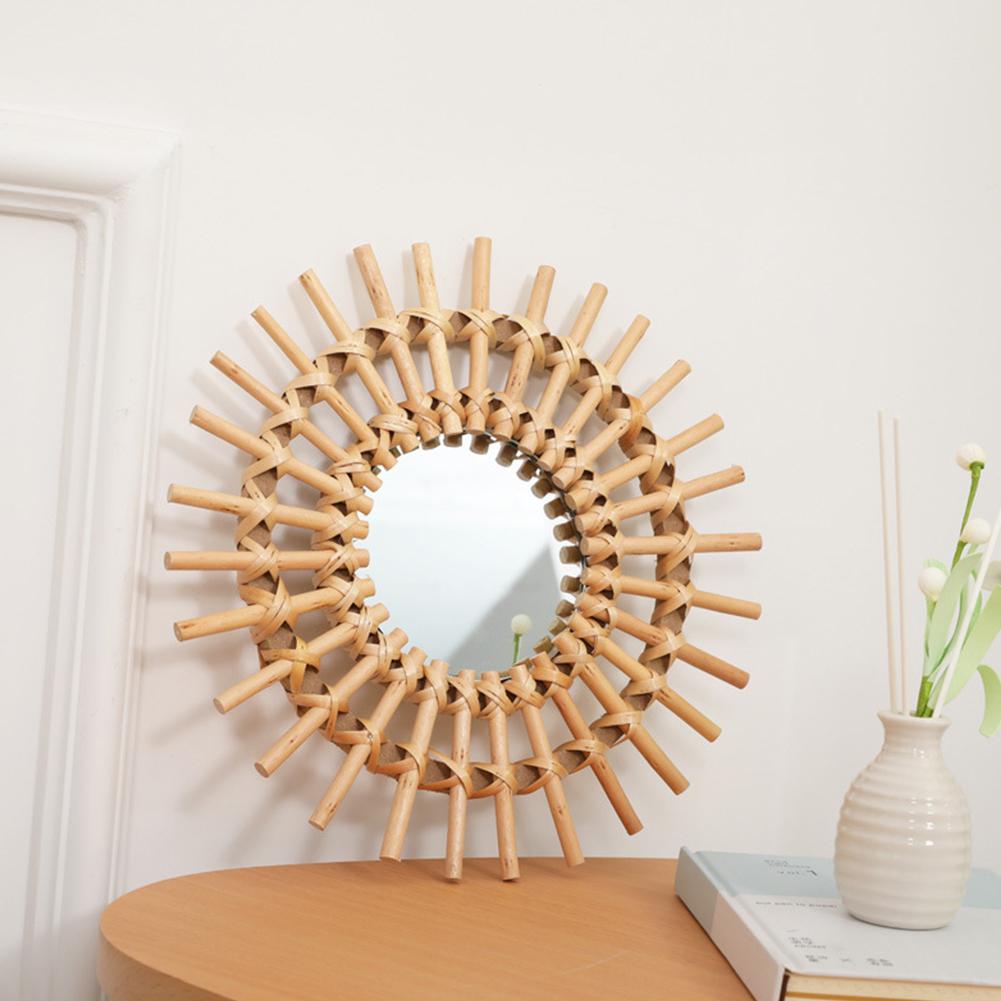 Sunny Day Wicker Mirror