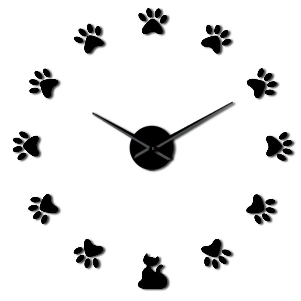 Cat Paws DIY Wall Clock